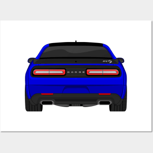 HELLCAT REAR DARK-BLUE Posters and Art